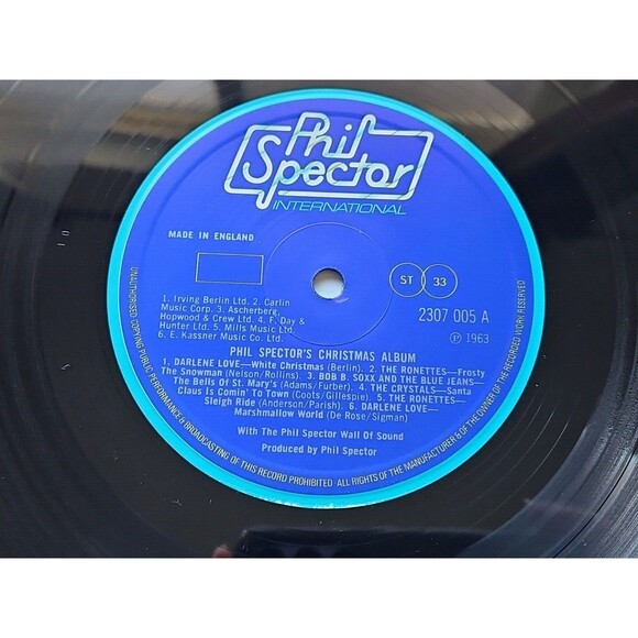 Phil Spector's Christmas Album Phil Spector International 2307 005 UK LP VG+ - Picture 4 of 7